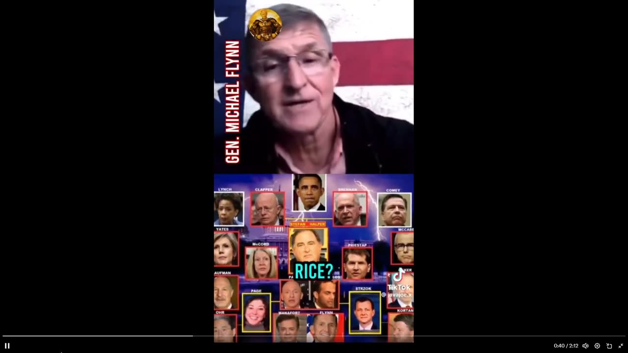 General Flynn wants Justice and he's naming names...