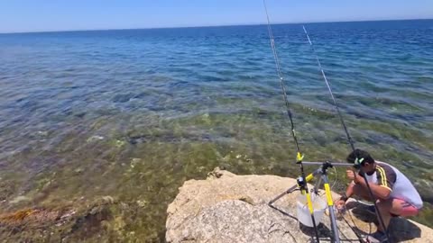 fishing with bobbit worm, e la uso sulla nuova canna da pesca_part10