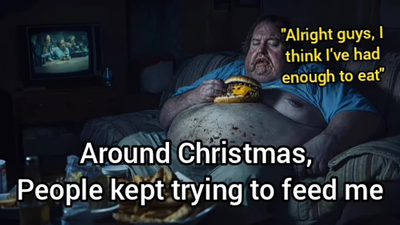 Around Christmas Time, People Kept Feeding Me