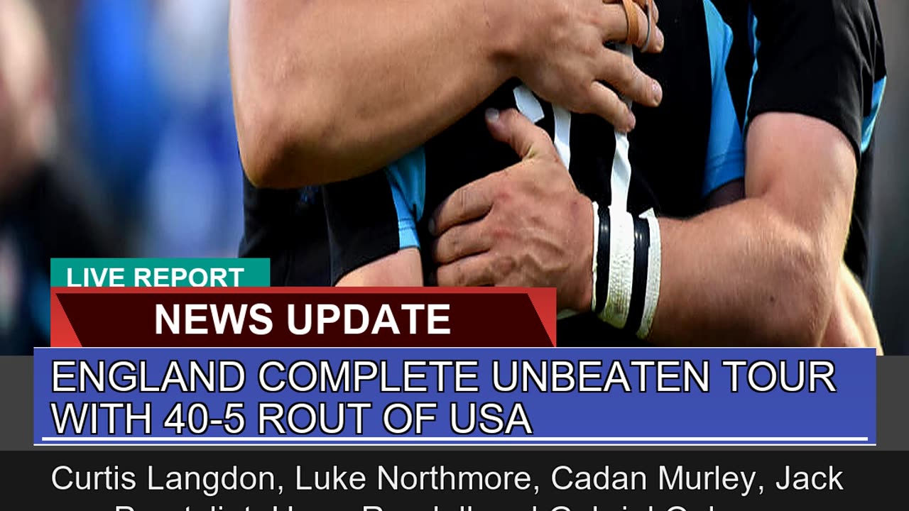 England Complete Unbeaten Tour with Rout of U