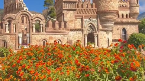 The fantastically beautiful Spanish castle of Colomares Malaga Spain