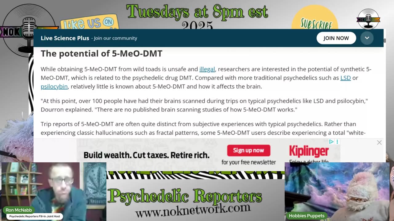 Psychedelic Reporters Ep179 October 21st, 2025