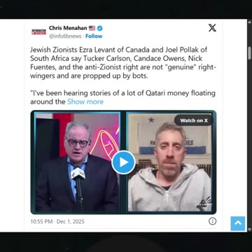 Pro-Israel Commentators Claim Anti-Zionist Conservatives Are Bot-Driven Phonies