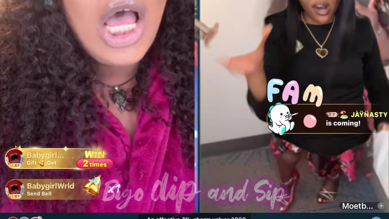 Moet lines Moet's Beard n hints what's on her mind-flirts with Big Twenty 3/17/25 #bigoclipandsip