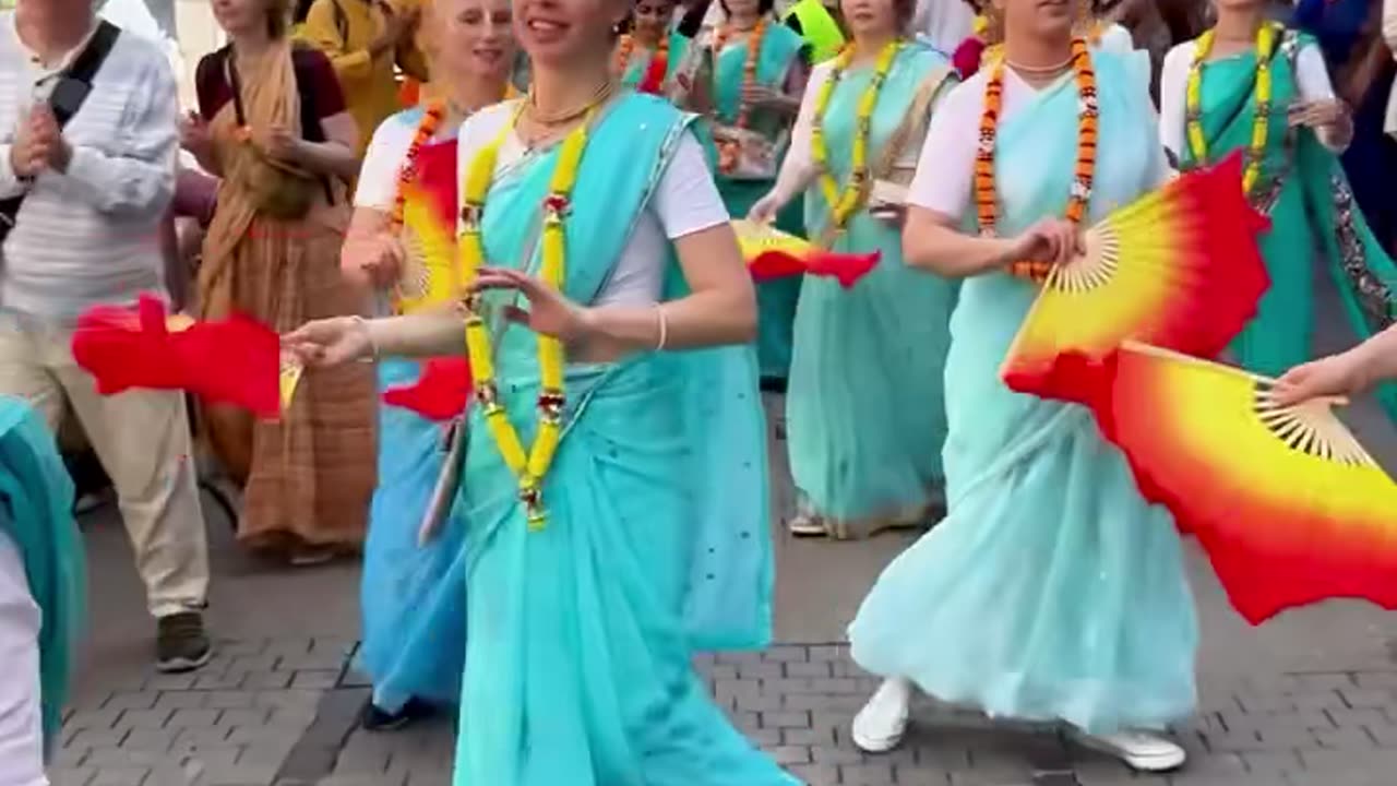 Jagannath Ratha Yatra festival in Heidelberg, Germany May 2025