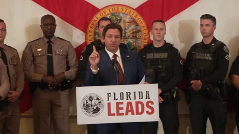 Governor Ron DeSantis Holds a Press Conference on Florida’s Leadership in Immigration Enforcement