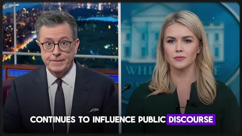 Stephen Colbert INSULTS Karoline Leavitt on Live TV–Her Response Leaves Audience Speechless!!!