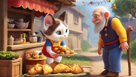Cat 🐱 banni samose bachne vali