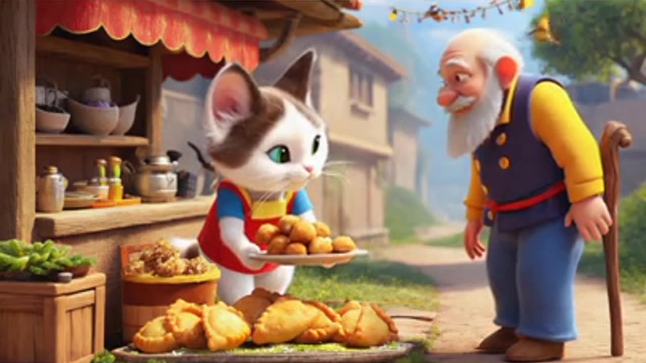 Cat 🐱 banni samose bachne vali