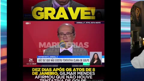 GILMAR DISSE QUE NÃO HOUVE TENTATIVA DE GOLPE