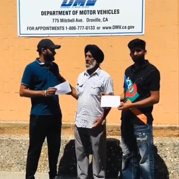 Taking the Calif DMV test -