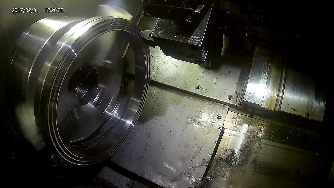 Finishing oversized DC-53 ring