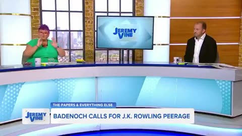 "J.K. Rowling believes that if you're born a man, you can't ever be a woman."