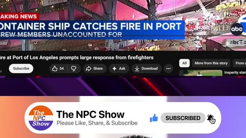 MASSIVE Container Ship On Fire 🚢🔥🌊