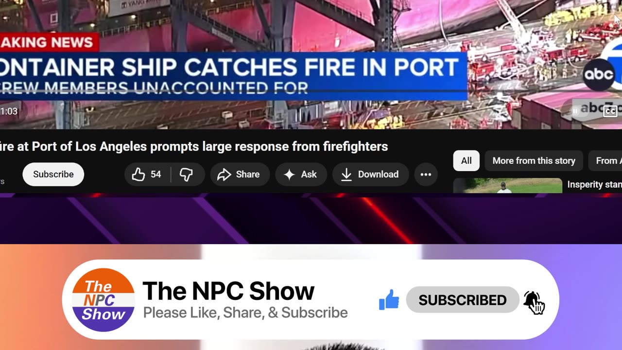 MASSIVE Container Ship On Fire 🚢🔥🌊