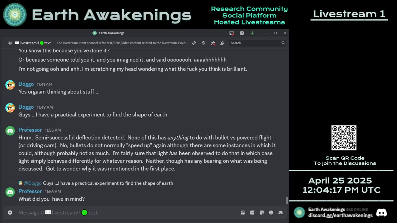Earth Awakenings - Livestream 1 - #3130