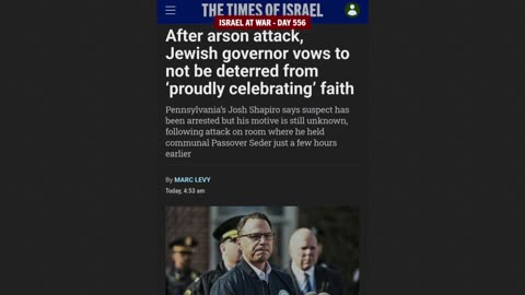 Jew PA Governor Arson Attack...By A Jew - The Subtle Narrative