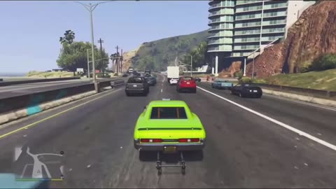 GTA 5 - Michael Drives His Hot Rod, Hot Sunny Day, Fun Drive, Awesome Tune - Grand Theft Auto 5