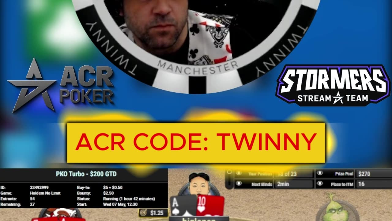I like the way there's 3 aces out there