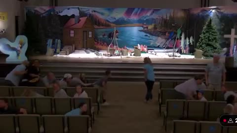 Man Rammed his car into Church and began Opening Fire