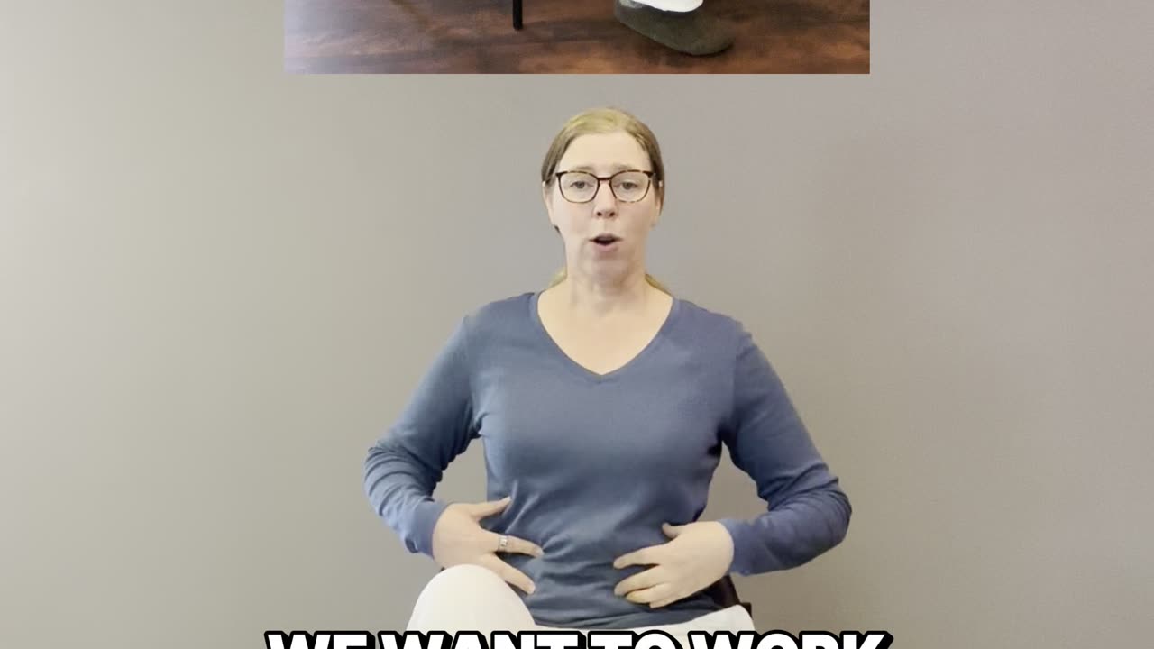 Core work without leavin’ your chair?