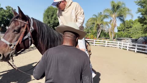 C Mac Rides A Horse For The First Time EVER!!! (1080p)