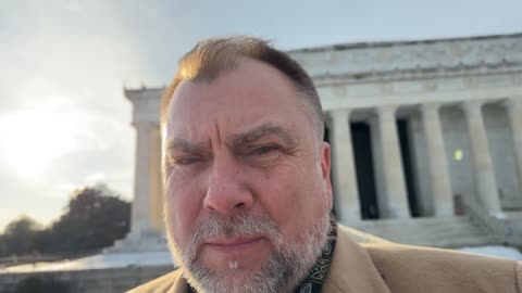 Lincoln Memorial in Washington, D.C. with Pastor Artur Pawlowski