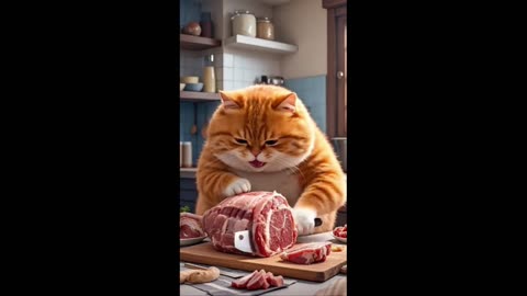 Cat's Mischief: The Kitten and His Friends in Action!?