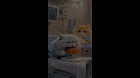 Cat's Mischief: The Kitten and His Friends in Action!?