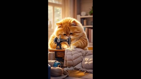 Cat's Mischief: The Kitten and His Friends in Action!?