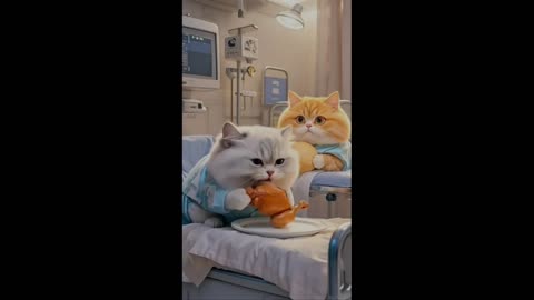 Cat's Mischief: The Kitten and His Friends in Action!?