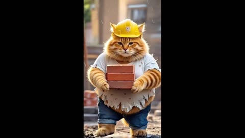Cat's Mischief: The Kitten and His Friends in Action!?