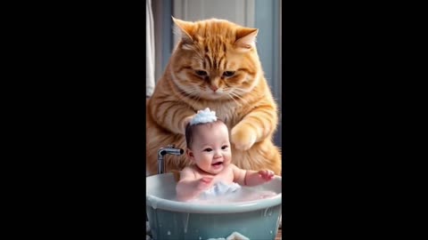 Cat's Mischief: The Kitten and His Friends in Action!?
