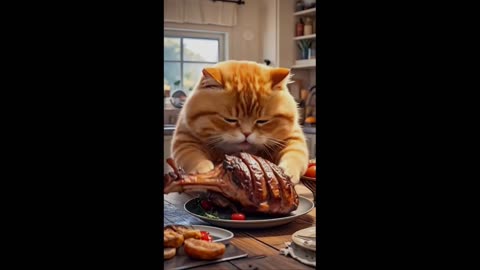 Cat's Mischief: The Kitten and His Friends in Action!?