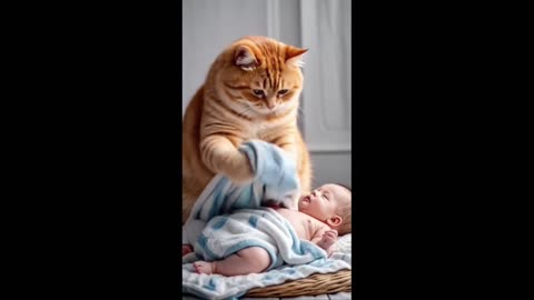 Cat's Mischief: The Kitten and His Friends in Action!?