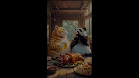 Cat's Mischief: The Kitten and His Friends in Action!?