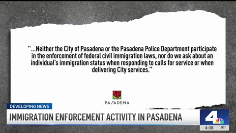 Watch: Apparent ICE raid spotted in busy area of Pasadena