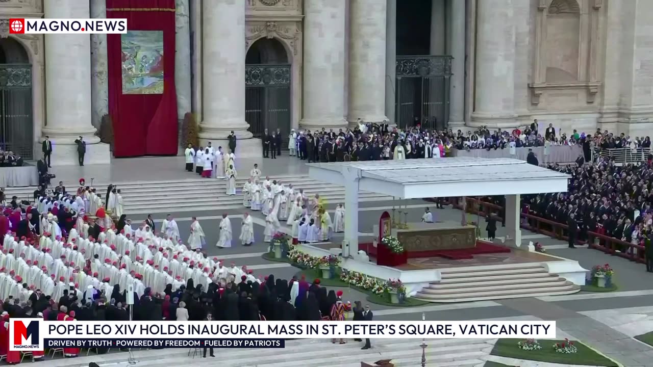 Vice President JD Vance and Secretary Marco Rubio attend Pope Leo XIV Inaugural Mass in Vatican City