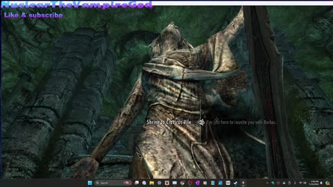 Skyrim to chat with clavicus vile
