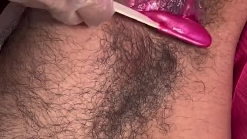 Underarm Waxing with Sexy Smooth Tickled Pink Hard Wax | Satisfying Hair Removal | @lizssan27