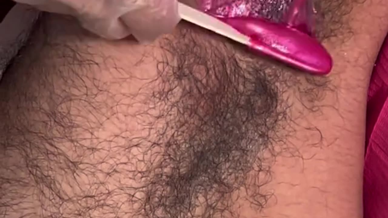 Underarm Waxing with Sexy Smooth Tickled Pink Hard Wax | Satisfying Hair Removal | @lizssan27
