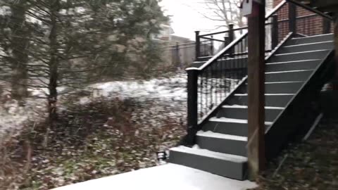 January 30, 2021 - Snow Falls in Avon, Indiana