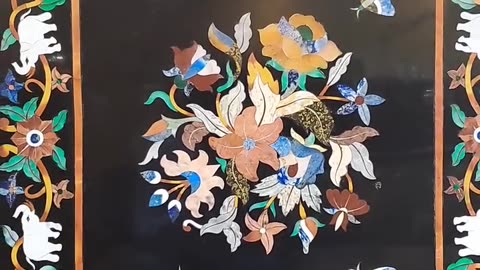 Elephant inlaid