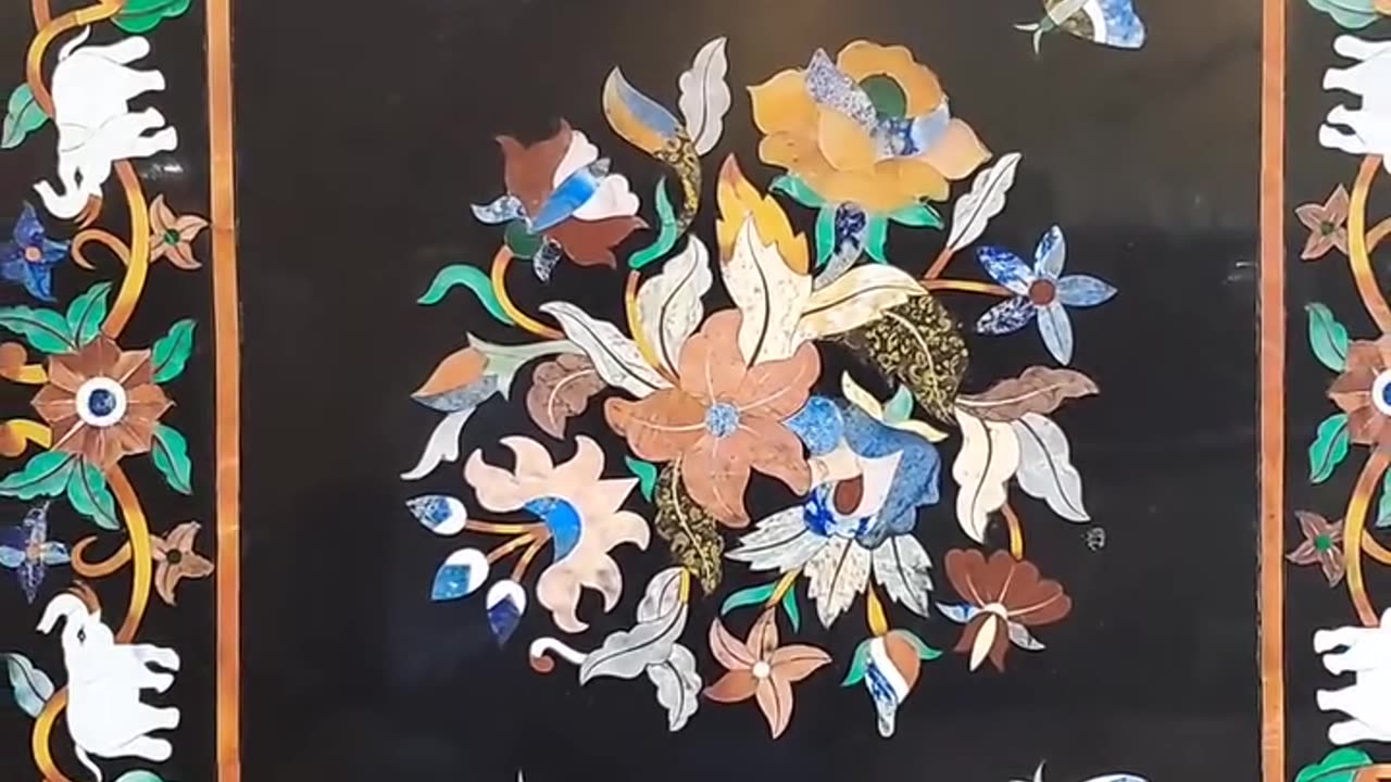 Elephant inlaid