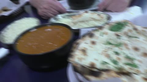 Garlic naan and lamb tikka masala!!!
