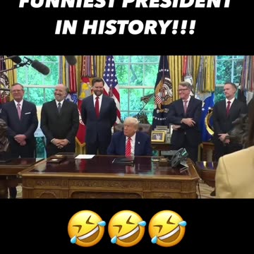 The Funniest President In History!! 😂 (CC)
