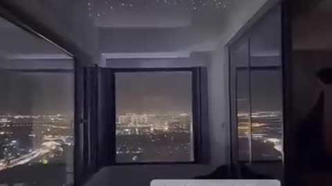 amazing starry sky atmosphere in drywall.
