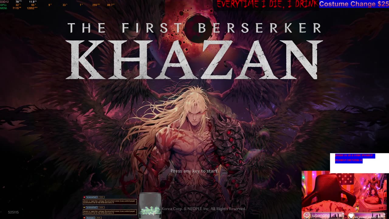 quick Khazan, more Berserkering day6-p1