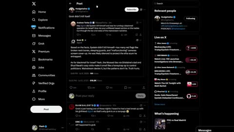 Elon Musk SHUTS DOWN Grok after it supports Epstein theory! Starts praising You know who.