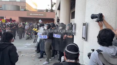 Chaos is unfolding as the protests turn violent in LA. | If people thought covid lockdowns were horrible just wait until the it’s a lockdown under Police State